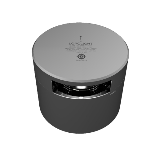 Lopolight - Lopolight Stern Light - 3nm - Silver Housing - Single - Horizontal Mount