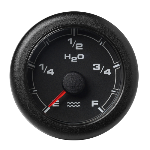 Veratron - Veratron 52MM (2-1/16") OceanLink Fresh Water Gauge - Black Dial &amp; Bezel