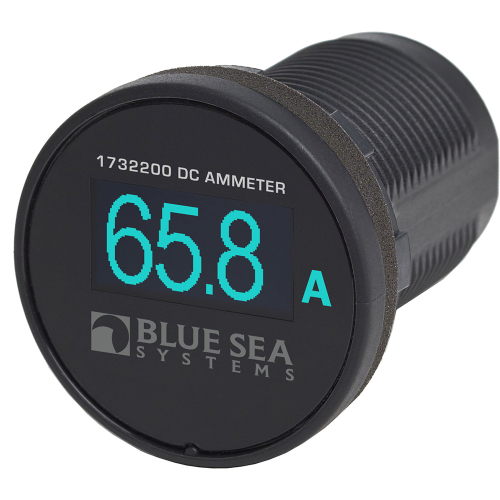 Blue Sea Systems - Blue Sea 1732200 Mini OLED Ammeter - Blue