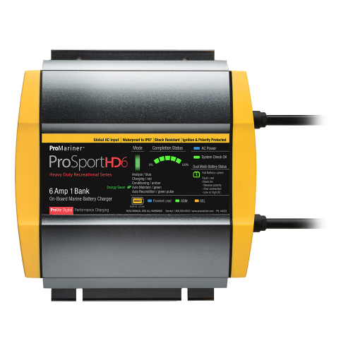 ProMariner - ProMariner ProSportHD 6 Global Gen 4 - 6 Amp - 1 Bank Battery Charger