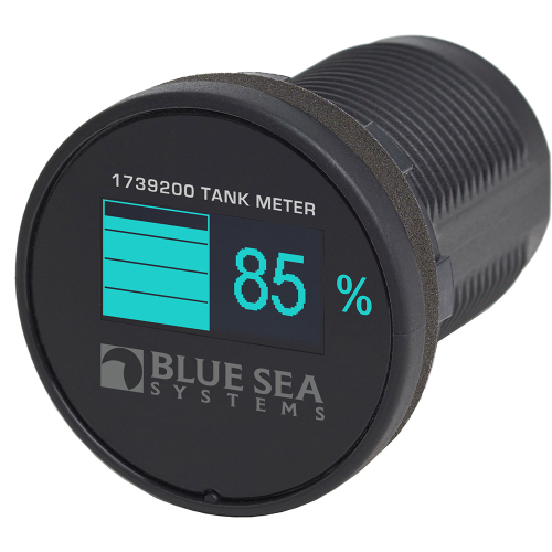 Blue Sea Systems - Blue Sea 1739200 Mini OLED Tank Meter - Blue