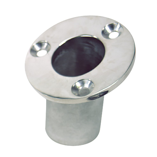 Sea-Dog - Sea-Dog Flush Mount Flagpole Socket - 25&deg; - 1-1/4" ID - 316 Stainless Steel