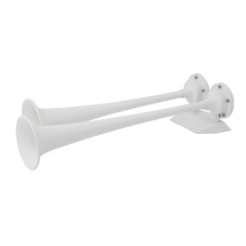 Marinco - Marinco 12V White Epoxy Coated Dual Trumpet Air Horn