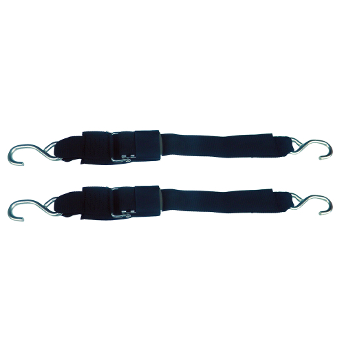 Rod Saver - Rod Saver Stainless Steel Quick Release Transom Tie-Down - 2" x 4' - Pair