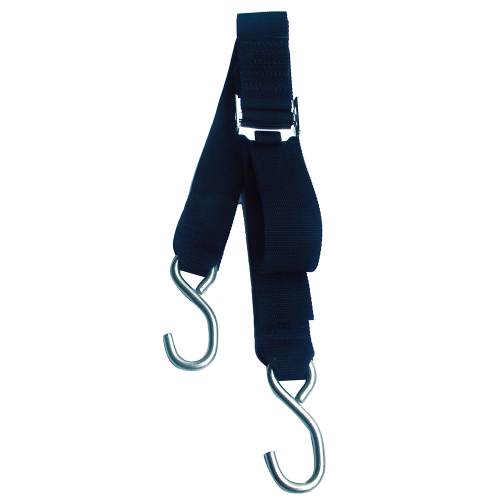 Rod Saver - Rod Saver Stainless Steel Roller Buckle Gunwale Tie-Down - 2" x 13'