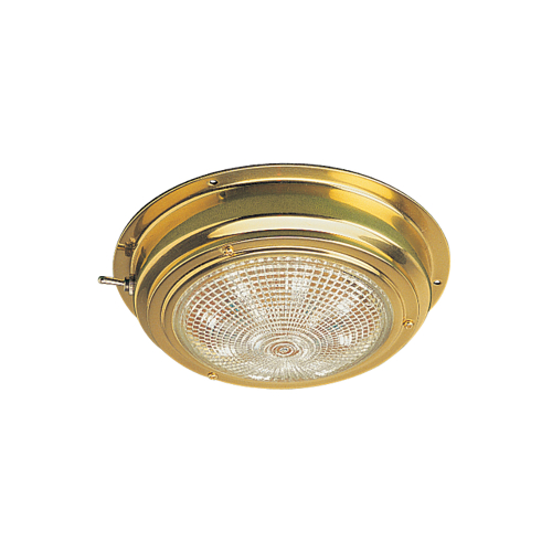 Sea-Dog - Sea-Dog Brass LED Dome Light - 4" Lens