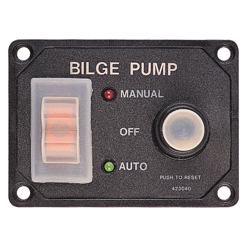 Sea-Dog - Sea-Dog Splash Guard Bilge Pump Panel w/Circuit