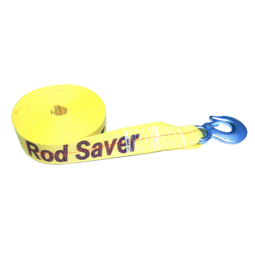 Rod Saver - Rod Saver Heavy-Duty Winch Strap Replacement - Yellow - 2" x 20'