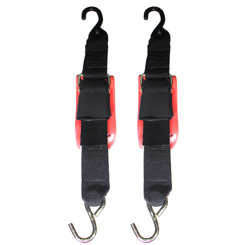 Rod Saver - Rod Saver Quick Release Trailer Tie-Down w/Vinyl Pad - 2" x 4' - Pair