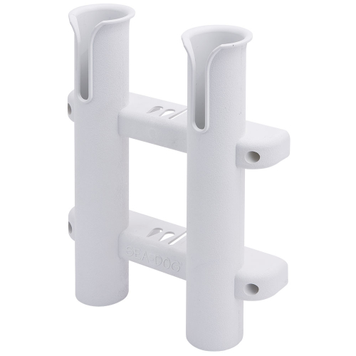 Sea-Dog - Sea-Dog Two Pole Side Mount Rod Storage Rack - White