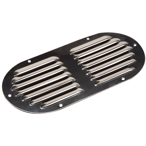 Sea-Dog - Sea-Dog Stainless Steel Louvered Vent - Oval - 9-1/8" x 4-5/8"