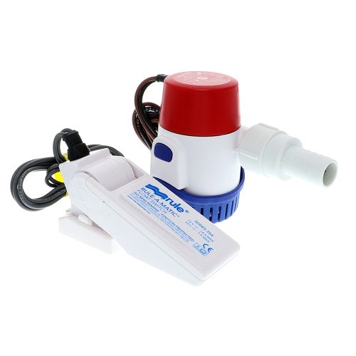 Rule - Rule 360 GPH Standard Bilge Pump Kit w/Float Switch - 12V