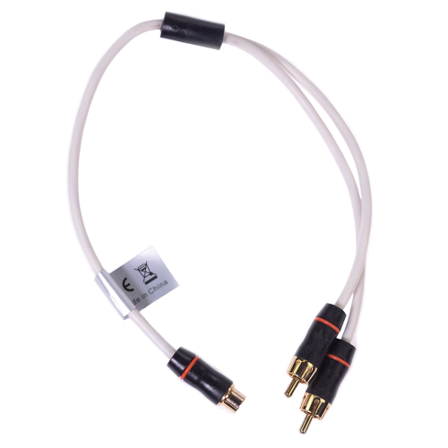 FUSION - FUSION Performance RCA Cable Splitter - 1 Female to 2 Male - .9'