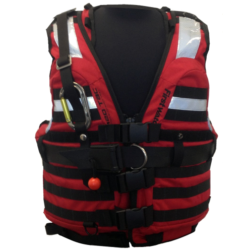 First Watch - First Watch HBV-100 High Buoyancy Type V Rescue Vest - X-Large-XXX-Large - Red