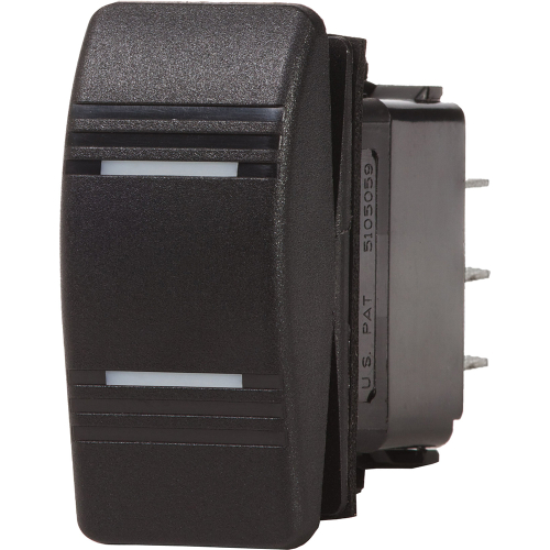 Blue Sea Systems - Blue Sea Contura Switch DPDT Black - ON-ON