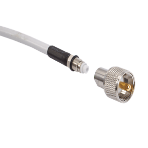 Shakespeare - Shakespeare PL-259-ER Screw-On PL-259 Connector f/Cable w/Easy Route FME Mini-End