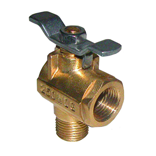 GROCO - GROCO 1/2" NPT 90&deg; Bronze Fuel Valve