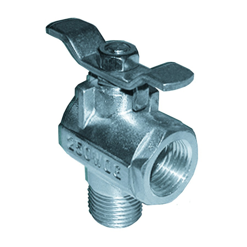 GROCO - GROCO 1/2" NPT 90&deg; Stainless Steel Fuel Valve