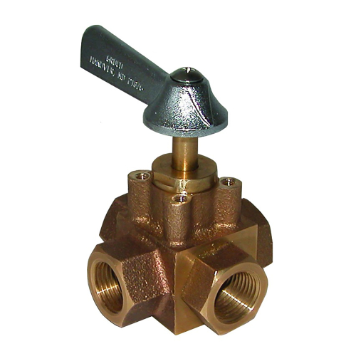 GROCO - GROCO 1/2" 4-Port Tank Selector Valve