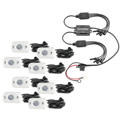 HEISE LED Lighting Systems - HEISE RGB Accent Light Kit - 8 Pack