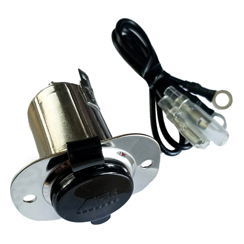 Marinco - Marinco Stainless Steel 12V Receptacle w/Cap