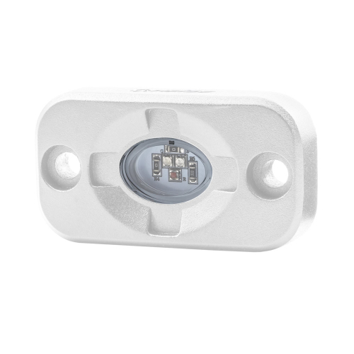 HEISE LED Lighting Systems - HEISE RGB Marine Accent Light - 1.5" x 3" - White/RGB