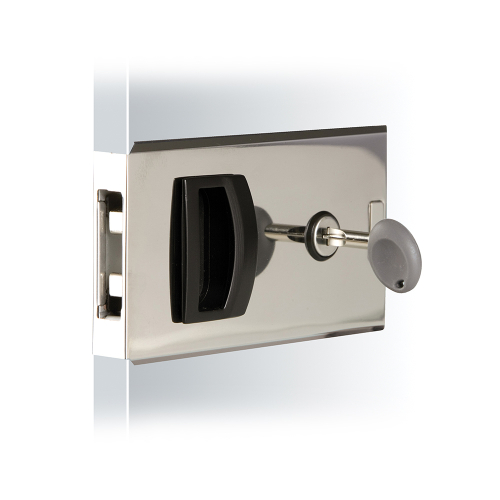 Southco - Southco Flush Sliding Door Latch - Square - Aluminum