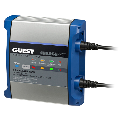 Guest - Guest On-Board Battery Charger 5A / 12V - 1 Bank - 120V Input