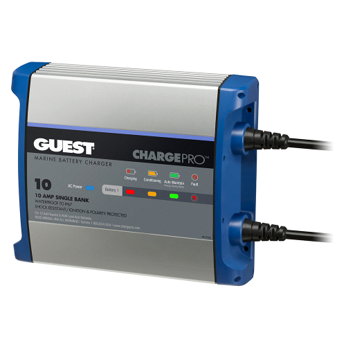 Guest - Guest On-Board Battery Charger 10A / 12V - 1 Bank - 120V Input