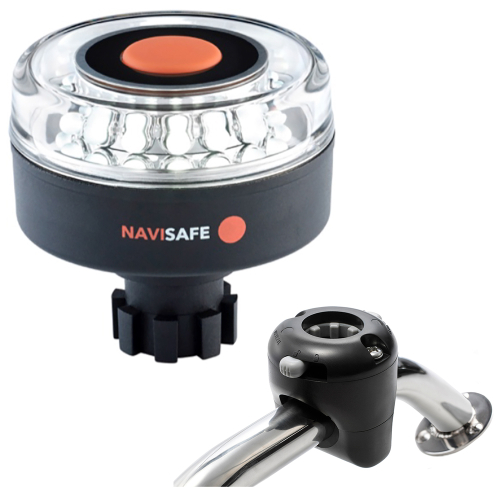 Navisafe - Navisafe Navilight 360&deg; 2NM w/Navibolt Base &amp; Rail Mount - Black