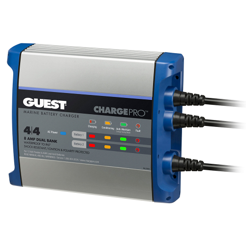 Guest - Guest On-Board Battery Charger 8A / 12V - 2 Bank - 120V Input