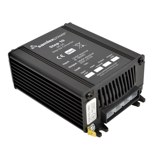 Samlex America - Samlex Step-Up DC-DC Converter - 10A - 9-18V Input - 24V Output