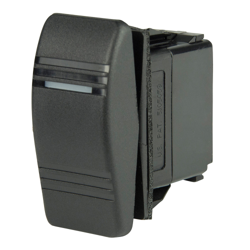 BEP Marine - BEP SPDT Contura Switch - 1-Amber LED - (ON)/OFF/ON