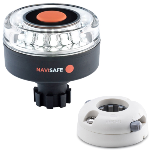 Navisafe - Navisafe Navilight 360&deg; 2NM w/Navibolt Base &amp; Horizontal Mount - White