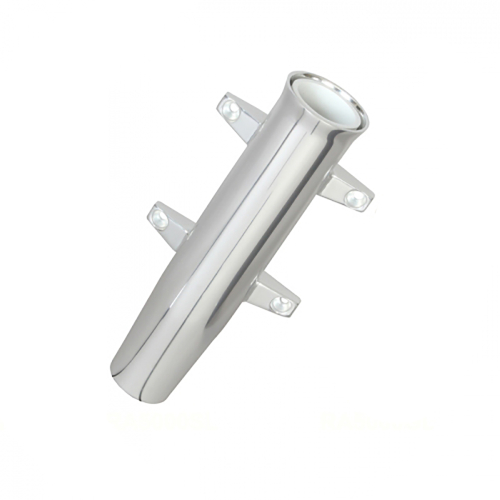 Lee's Tackle - Lee's Aluminum Side Mount Rod Holder - Tulip Style - Silver Anodize