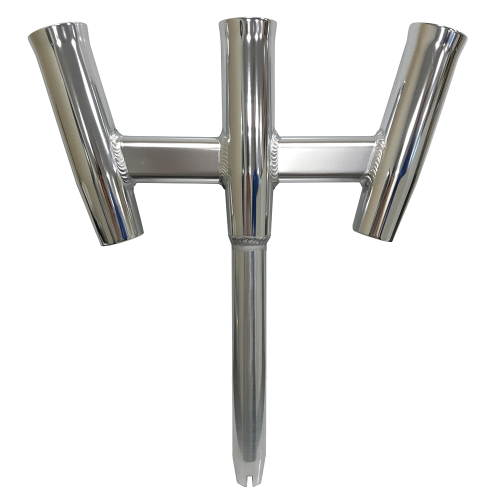 Tigress - Tigress GS Trident Rod Holder - Straight Butt - Polished Alumunim