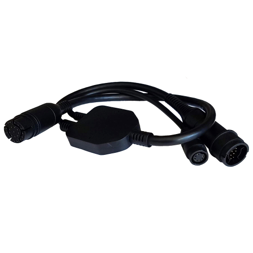 Raymarine - Raymarine Adapter Cable 25-Pin to 25-Pin &amp; 7-Pin - Y-Cable to RealVision &amp; Embedded 600W Airmar TD to Axiom RV
