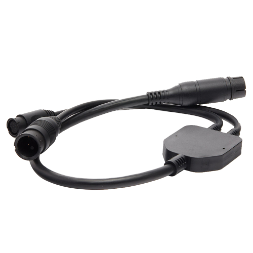 Raymarine - Raymarine Adapter Cable - 25-Pin to 9-Pin &amp; 8-Pin - Y-Cable to DownVision &amp; CP370 Transducer to Axiom RV