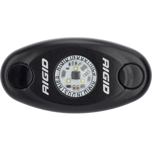 RIGID Industries - RIGID Industries A-Series Black Low Power LED Light - Single - Amber