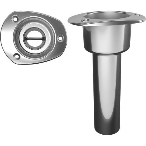 Mate Series - Mate Series Stainless Steel 0&deg; Rod &amp; Cup Holder - Open - Oval Top