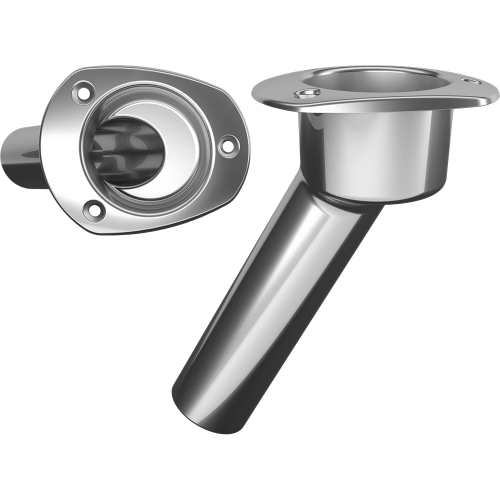 Mate Series - Mate Series Stainless Steel 30&deg; Rod &amp; Cup Holder - Open - Oval Top