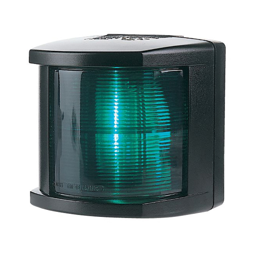 Hella Marine - Hella Marine Starboard Navigation Light - Incandescent - 2nm - Black Housing - 12V