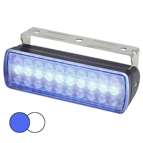 Hella Marine - Hella Marine Sea Hawk XL Dual Color LED Floodlights - Blue/White LED - Black Housing
