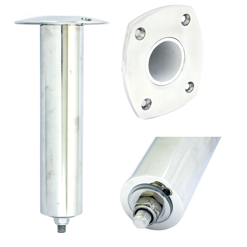 Tigress - Tigress 4 Hole Swivel Rectangular Head Rod Holder - 0° - 10-1/2"