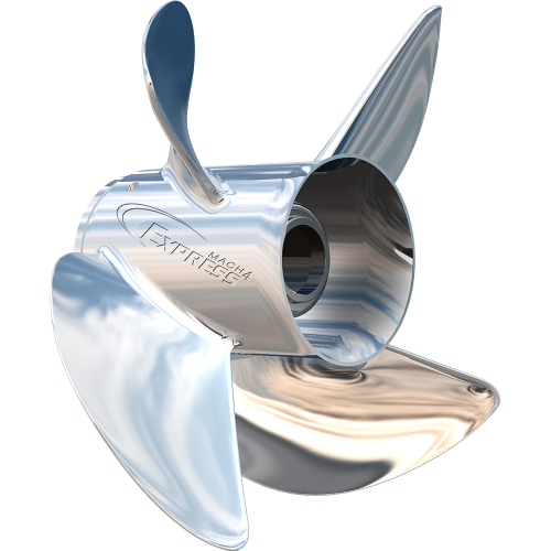 Turning Point Propellers - Turning Point Express&reg; Mach4&trade; - Right Hand - Stainless Steel Propeller - EX1/EX2-1411-4 - 4-Blade - 14" x 11 Pitch