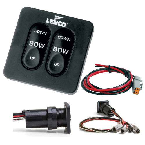 Lenco Marine - Lenco Standard Integrated Tactile Switch Kit w/Pigtail f/Single Actuator Systems