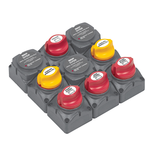 BEP Marine - BEP Battery Distribution Cluster f/Triple Outboard Engine w/Four Battery Banks