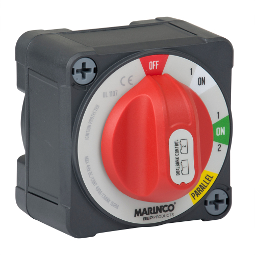 BEP Marine - BEP Pro Installer 400a EZ-Mount Dual Bank Control Battery Switch - MC10
