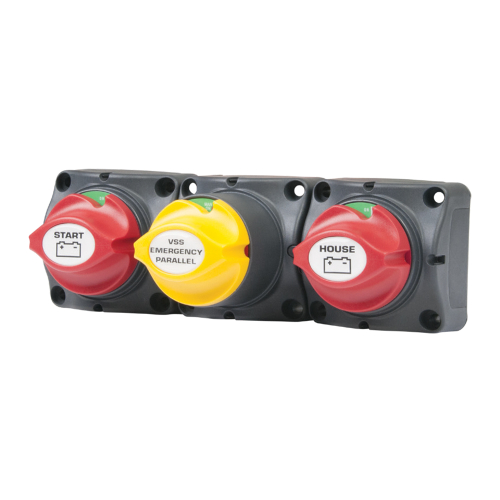 BEP Marine - BEP Battery Distribution Cluster f/Single Engine w/Two Battery Banks    w/Motorized VSR