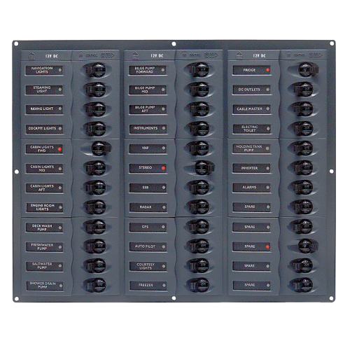 BEP Marine - BEP Circuit Breaker Panel - 36-Way